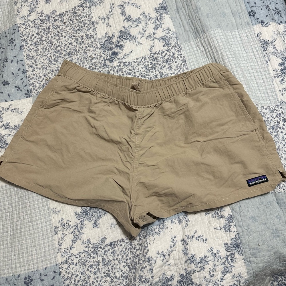 Patagonia Women's Khaki Barely Baggies Shorts